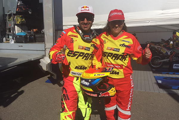 Iván Cervantes y Rosa Romero en los ISDE 2016