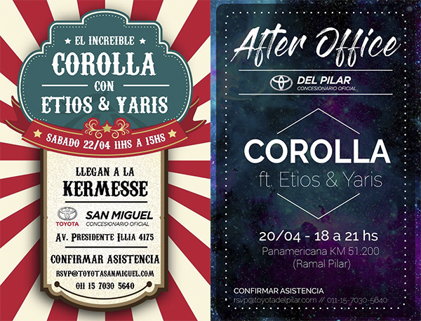 Toyota presenta el restyling de Corolla, Etios y Yaris