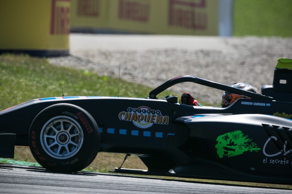 Carrara tuvo su primera experiencia en la Formula 3