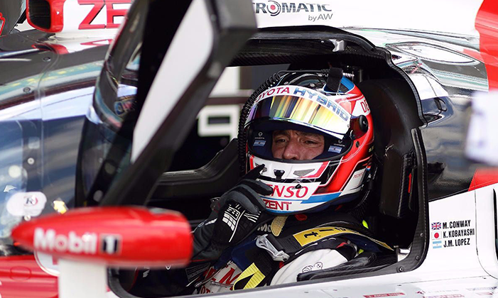 Lopez defiende la punta en la casa de Toyota