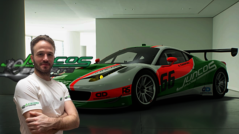 Agustín Canapino compite junto a Juncos Racing eSports en el IMSA