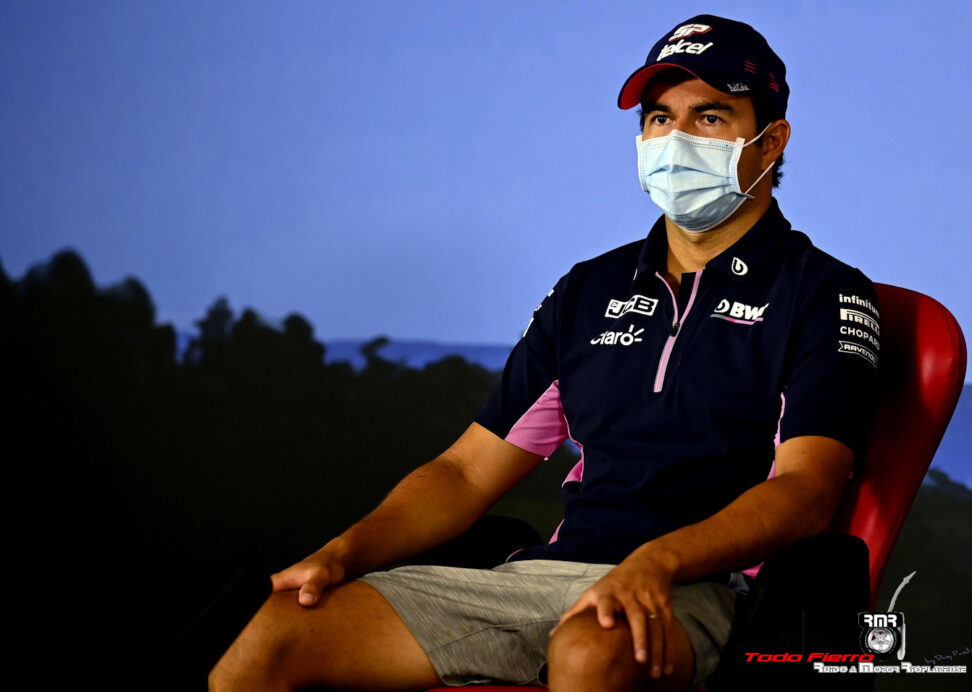 Checo Perez contagiado de COVID19