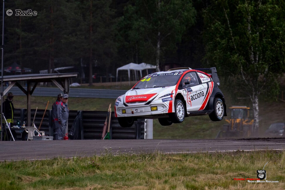 Victoria de Vranckx en el Rx2e en Höljes