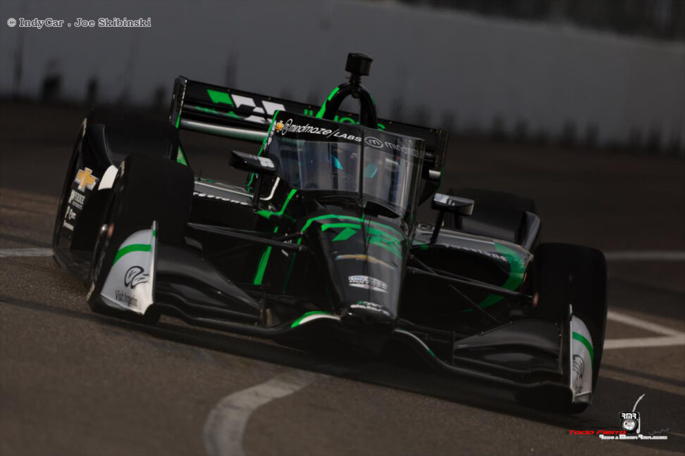 Agustin Canapino cumplió su objetivo, decimosegundo en la IndyCar