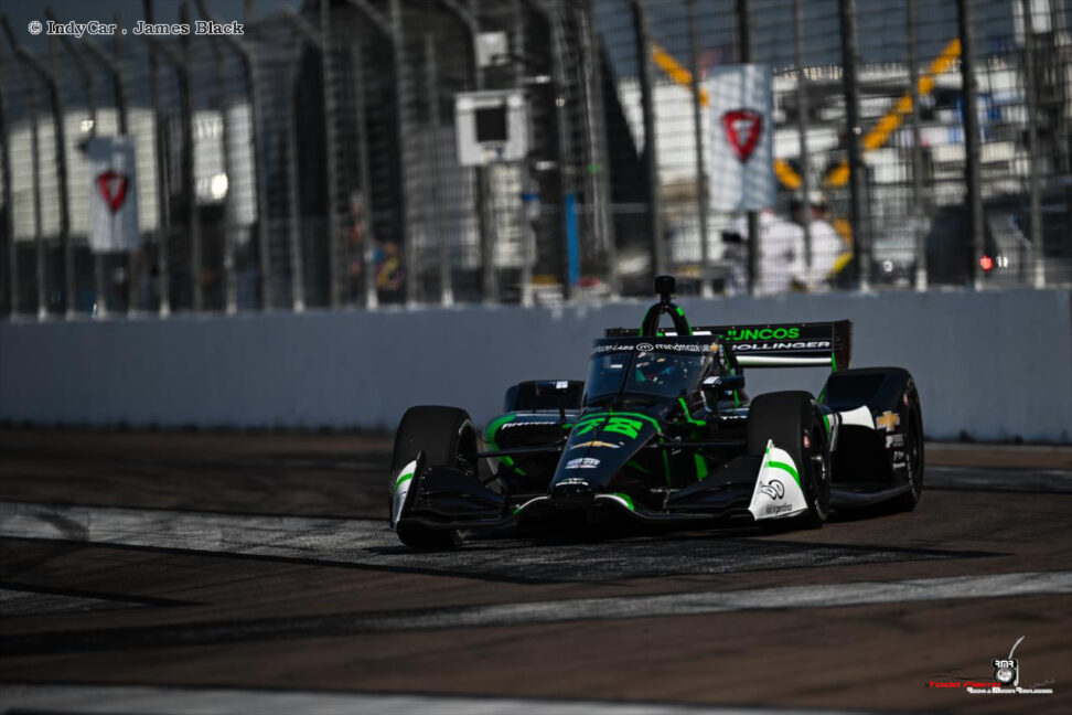 En su primera carrera en la IndyCar, Agustin Canapino largará vigésimo primero