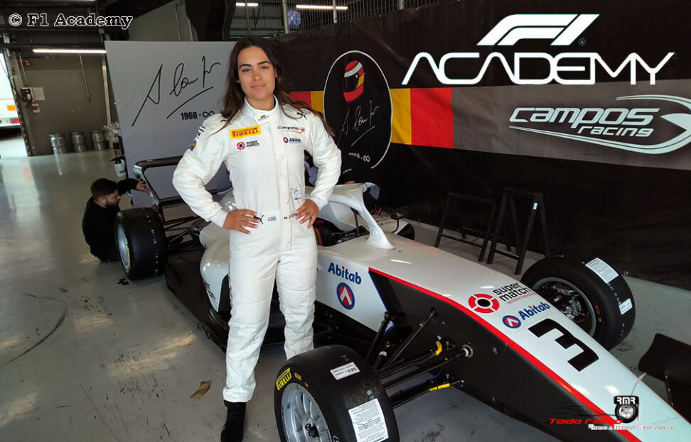 Productivos test de Maite Cáceres con la F1 Academy