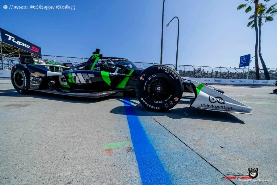 Abandono de Agustin Canapino, luego de liderar en la IndyCar