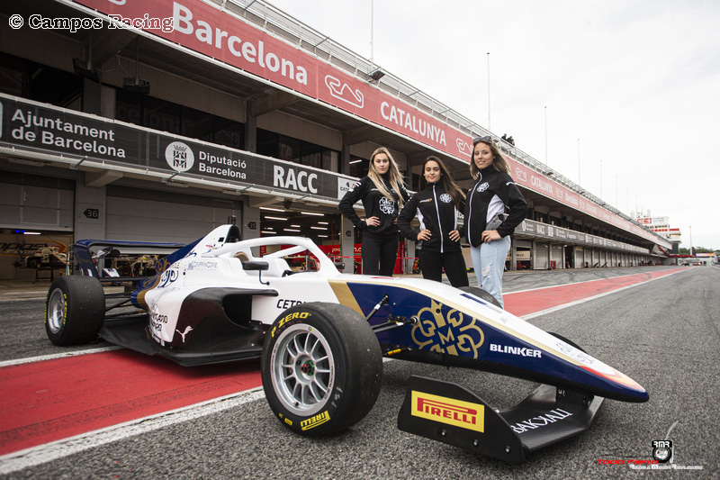 Intenso día de trabajo para Maite Cáceres en los entrenamientos de la F1 Academy