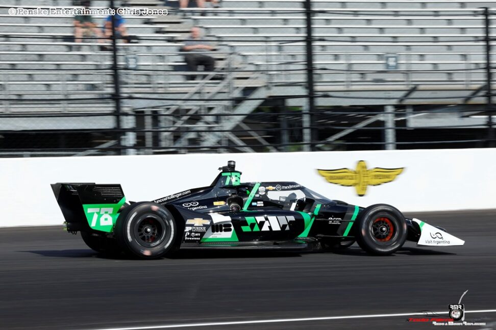 Prolijo trabajo de Agustin Canapino para finalizar la carrera en Indianápolis