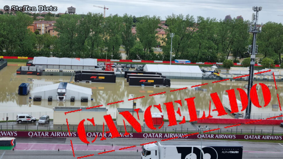 Se canceló el Gran Premio de Emilia-Romaña