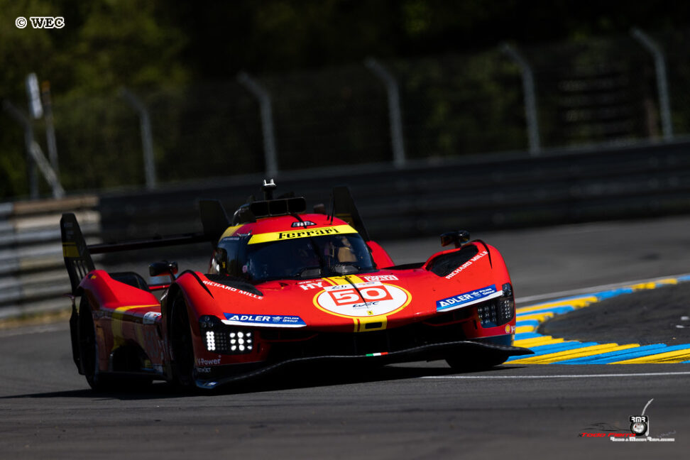 Doblete de Ferrari en la Hiperpole de las 24hs de Le Mans