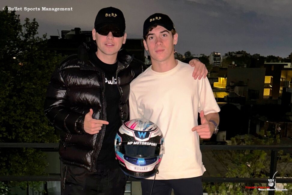 Se confirma el acuerdo de patrocinio de Bizarrap a Franco Colapinto