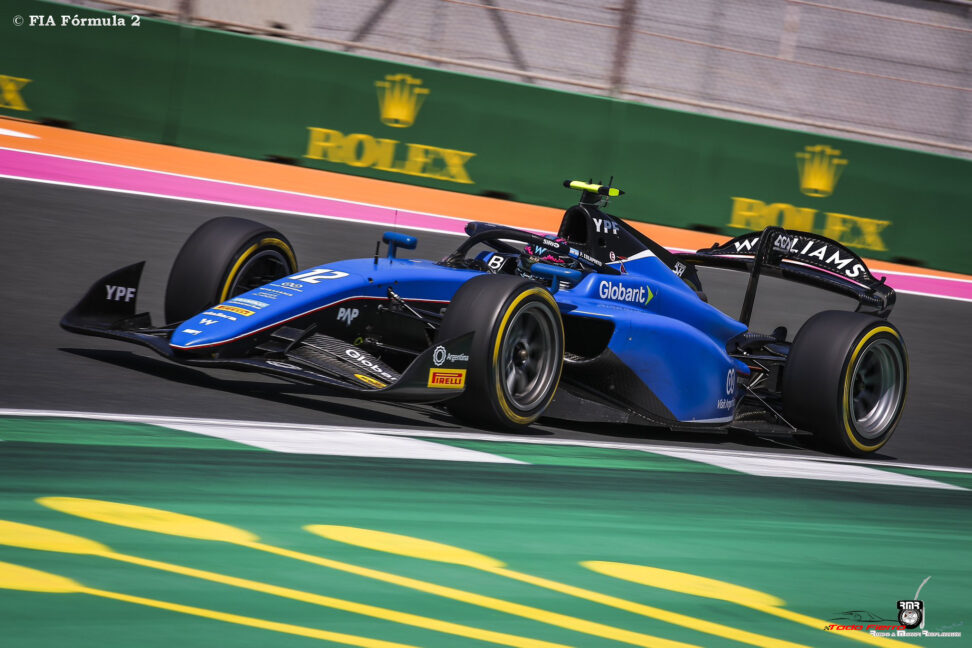 Pese a un incidente por la tarde, Colapinto acumula kilómetros en su Fórmula 2