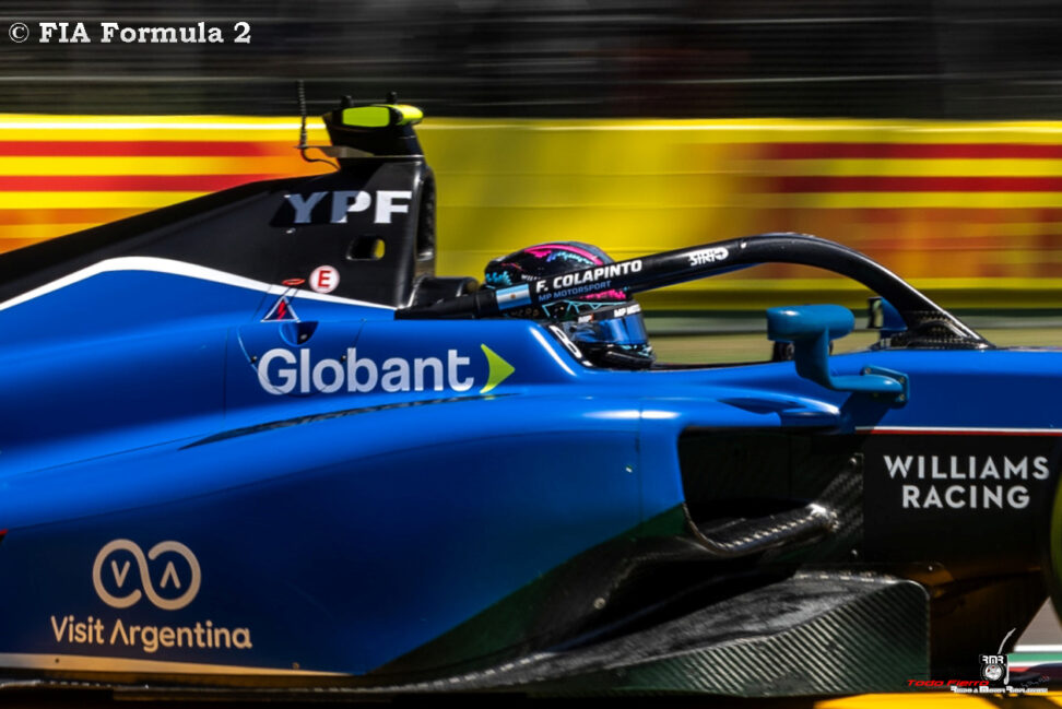 Una gran vuelta final en su grupo clasificó a Colapinto en los ´primeros puestos en la grilla de la F2