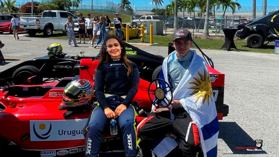 Clasificación Formula FARA: Gastón larga en segunda fila, Maite en la tercera