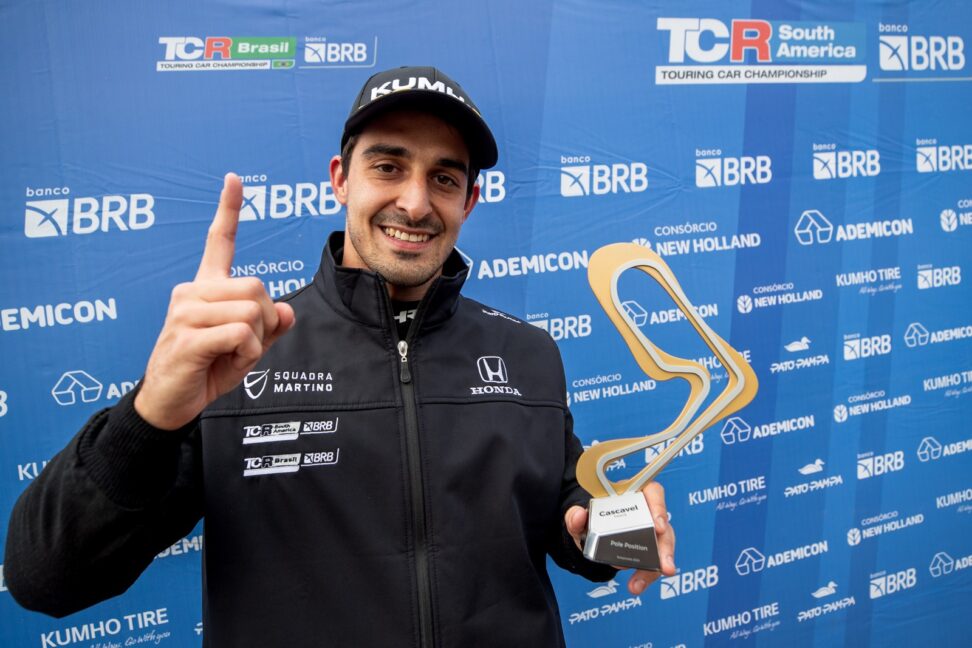 Rodrigo Baptista el poleman en Cascavel