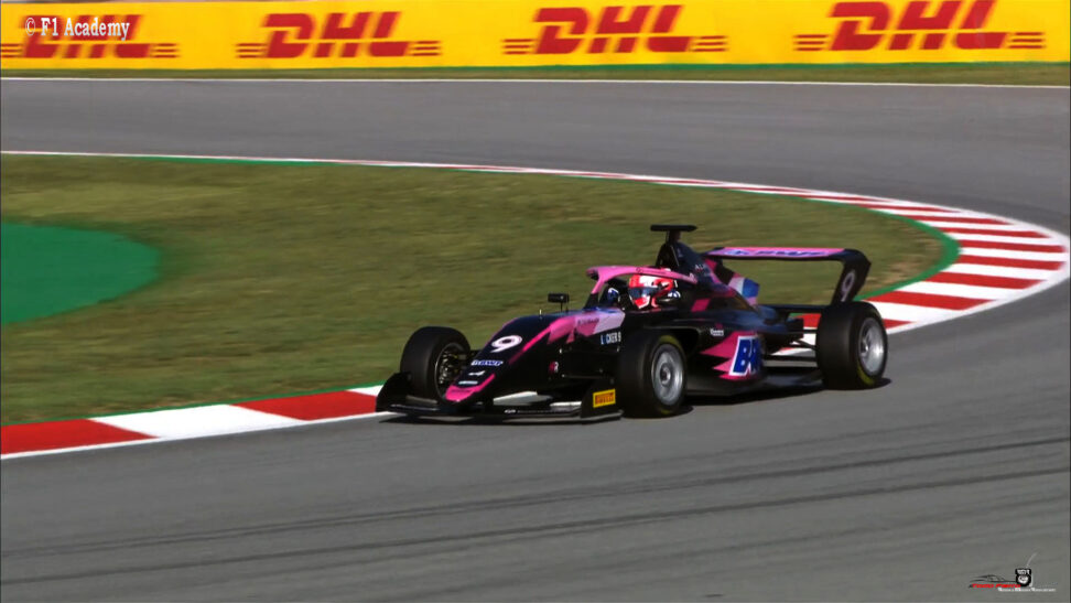 Pulling nuevamente poleman de la F1 Academy, ahora en Barcelona
