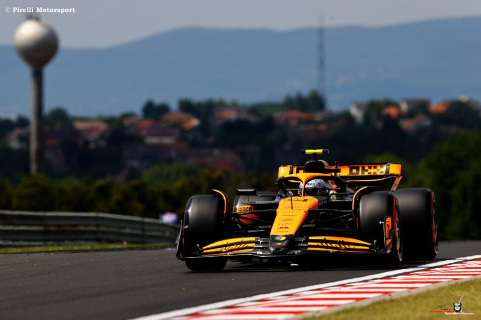 Norris manda en el primer día de actividad para el Gran Premio de Hungría