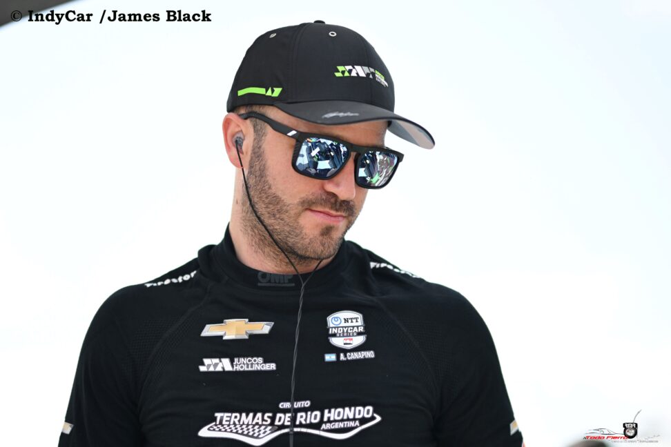 Punto final para la aventura de Agustin Canapino en la IndyCar