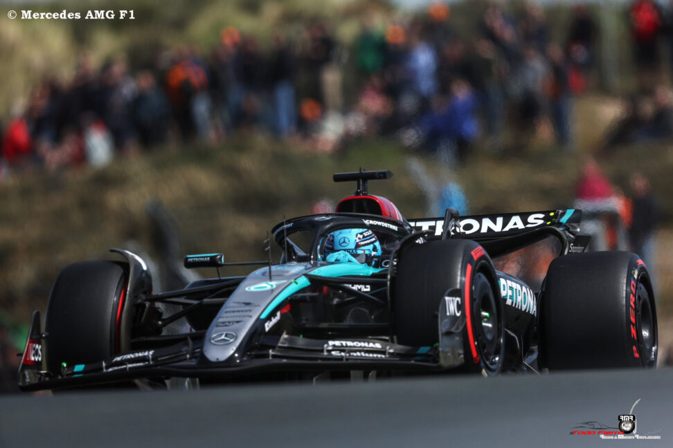 El motor Mercedes hacer la diferencia en los entrenamiento de la Fórmula 1 en Zandvoort