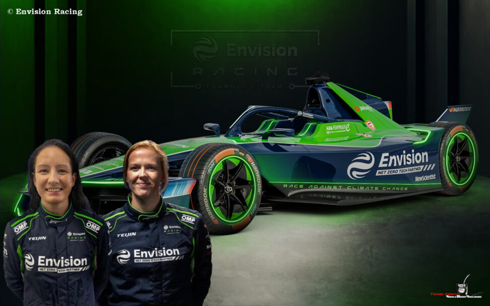 Alisha Palmowski y Alice Powell pilotos de Envision para los test de pretemporada