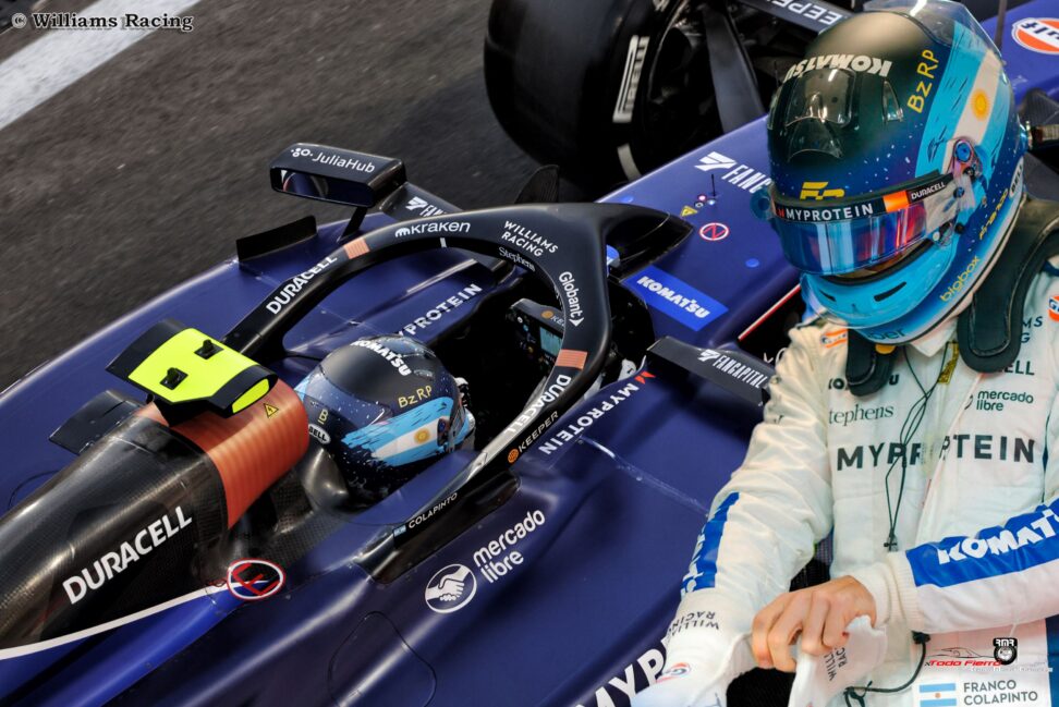 Franco Colapinto: “Nuestro ritmo en tandas largas es fuerte, nos centraremos en apretar mañana y ver cómo va”