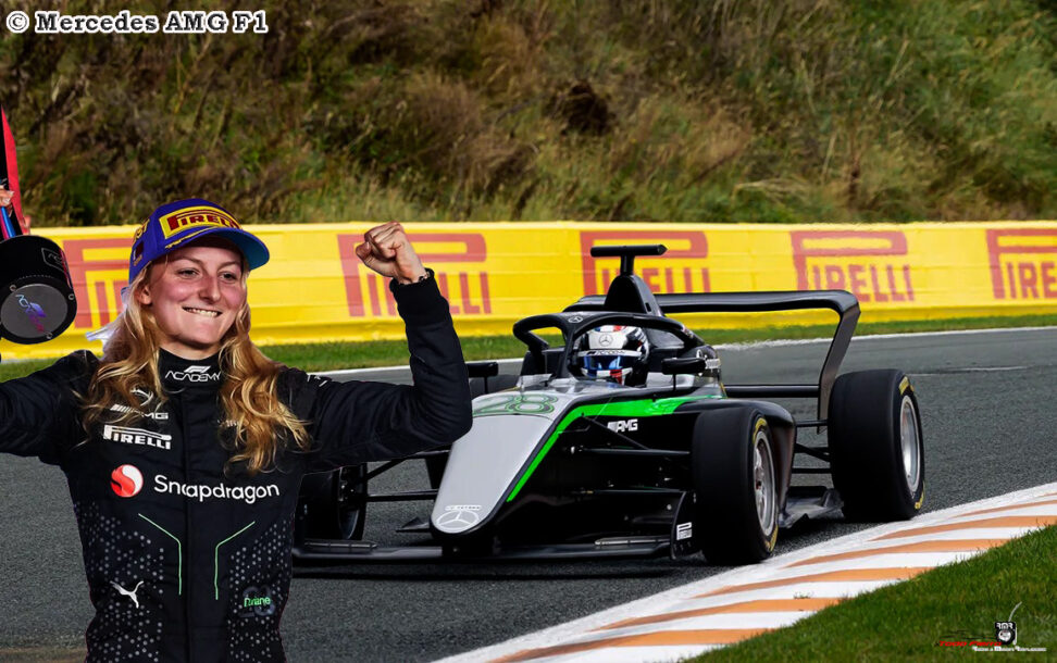 Doriane Pin volverá a competir en la F1 Academy representado a Mercedes