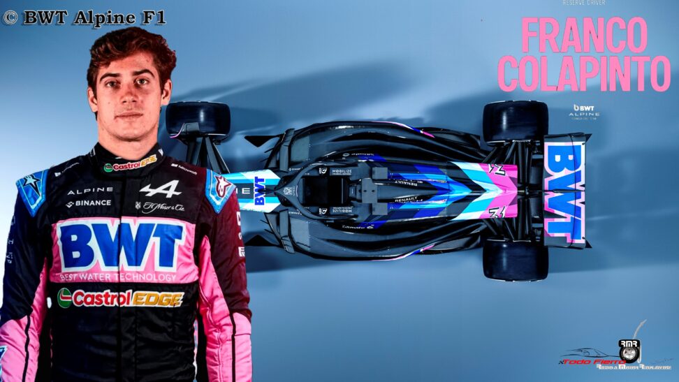 Franco Colapinto ficha para Alpine F1 como piloto de reserva