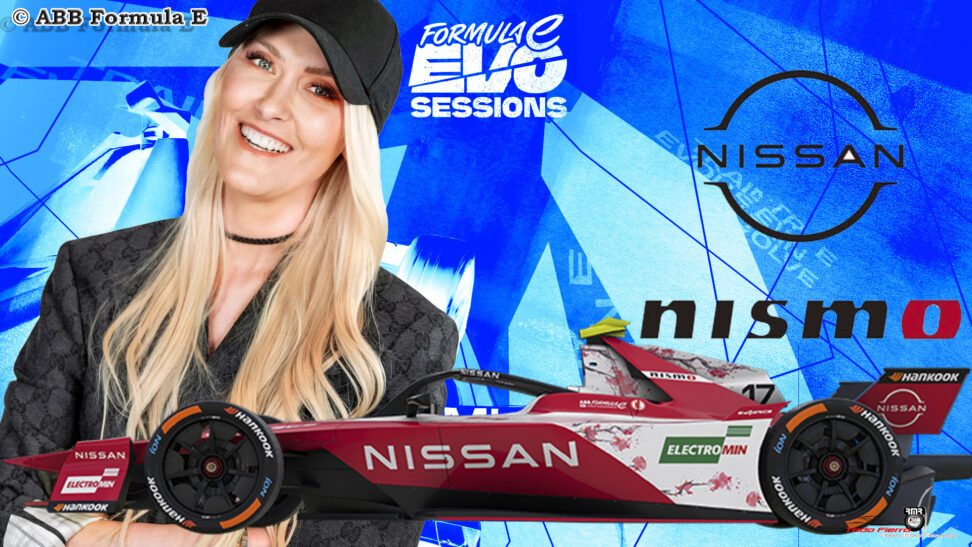 Supercar Blondie ficha por Nissan para las Evo Sessions
