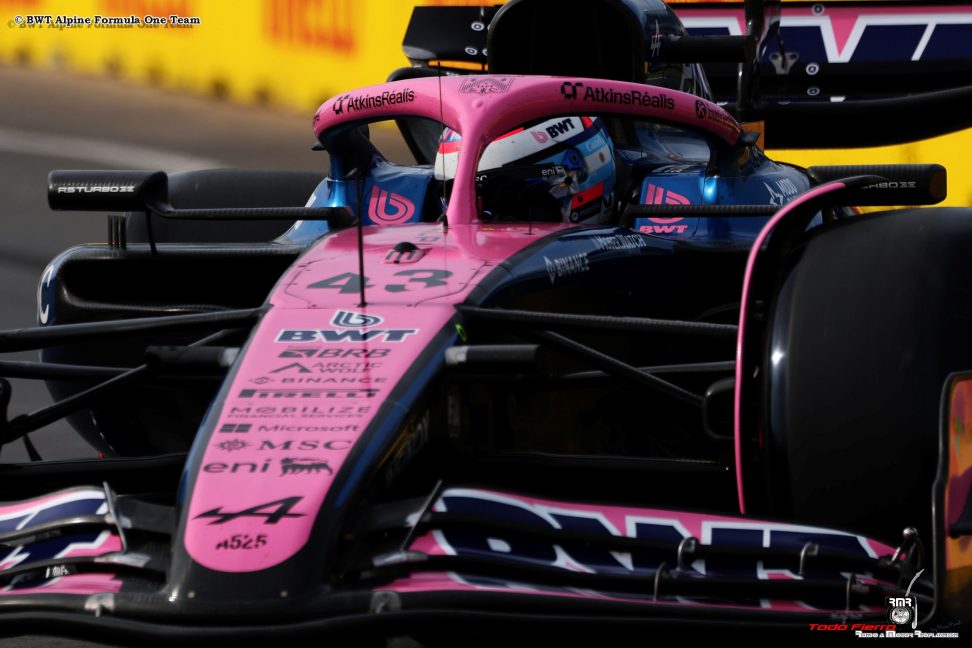 Colapinto logra su mejor resultado en entrenamientos desde su llegada a Alpine