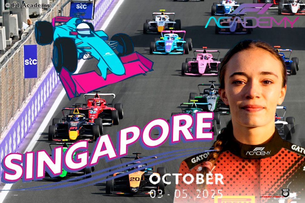 Sexta estación de la F1 Academy 2025, por segunda vez en Singapur