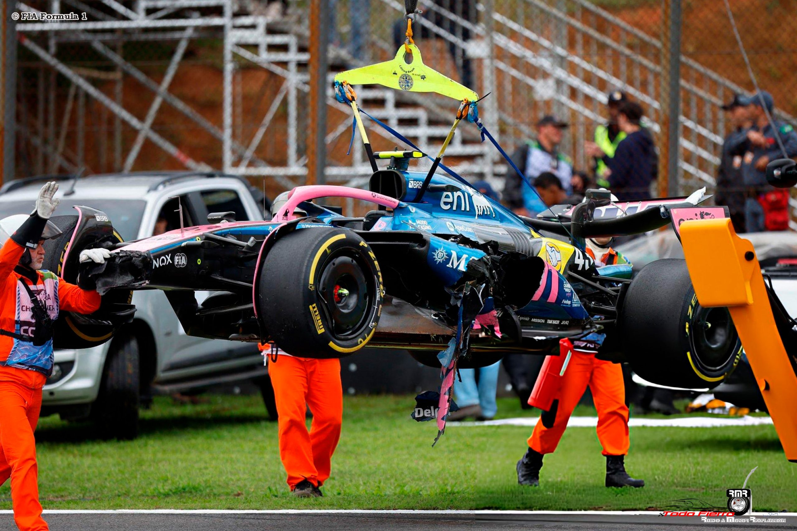 Abandono de Colapinto en la Carrera Sprint de San Pablo