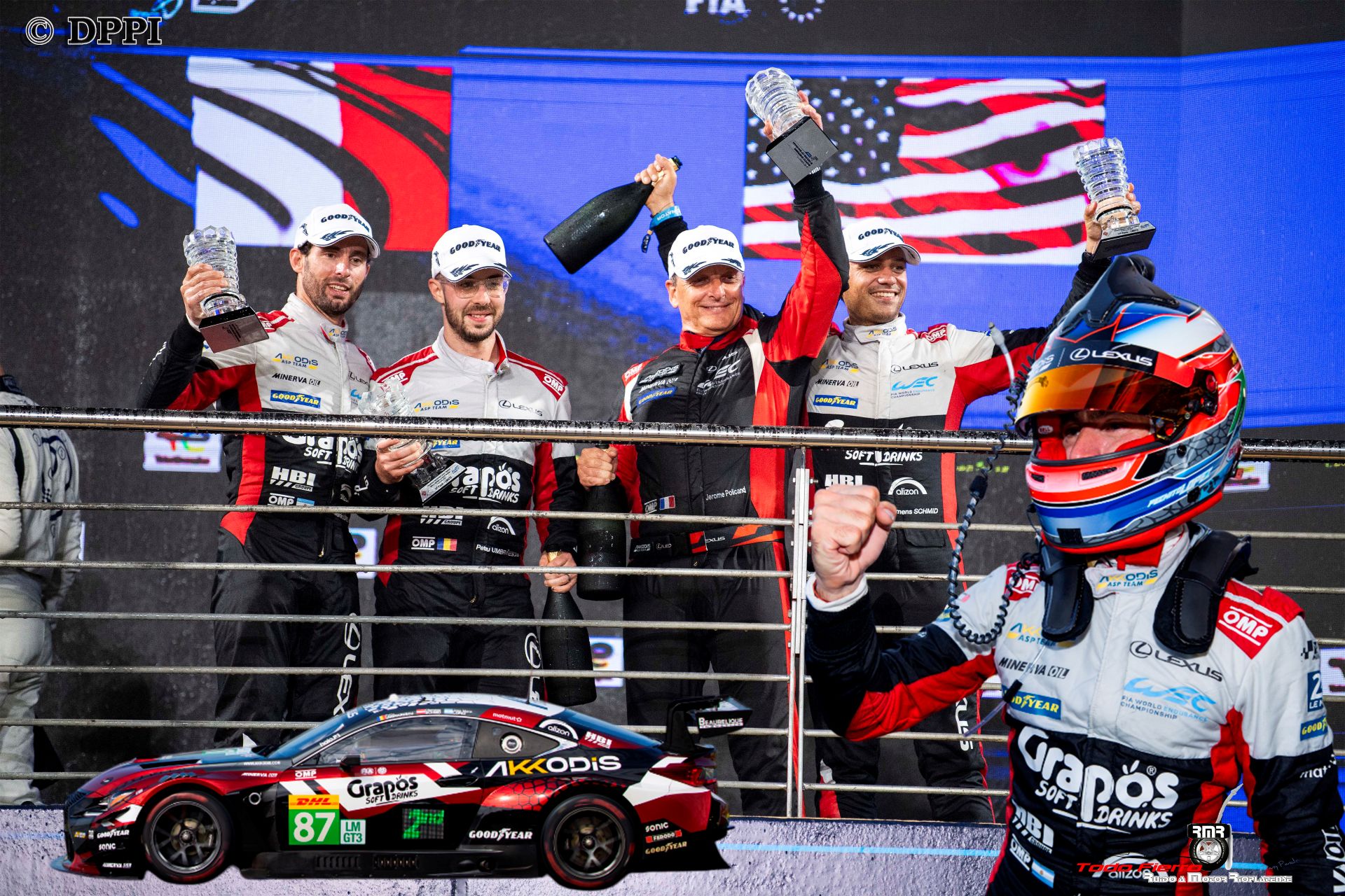 Ferrari Campeón Mundial del WEC, Pechito López gana en LMGT3